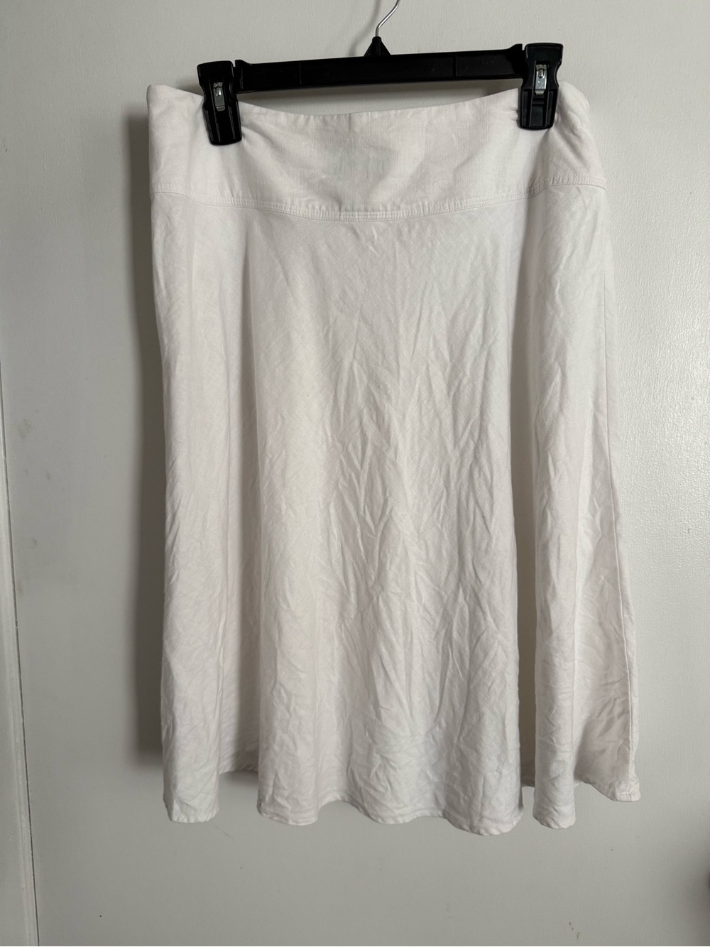 Merona White A-Line Skirt